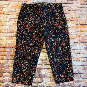 Paint splatter pants/capris